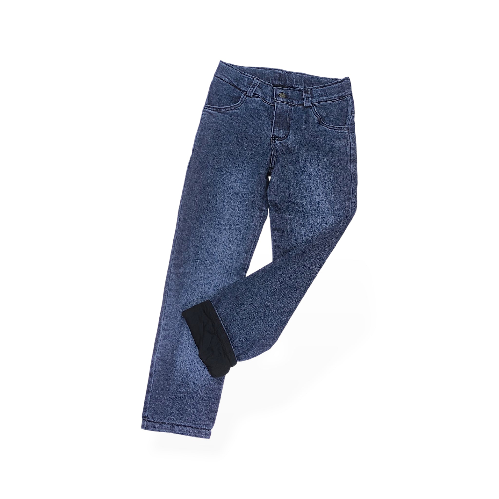 Fiú bélelt farmernadrág állítható derekú