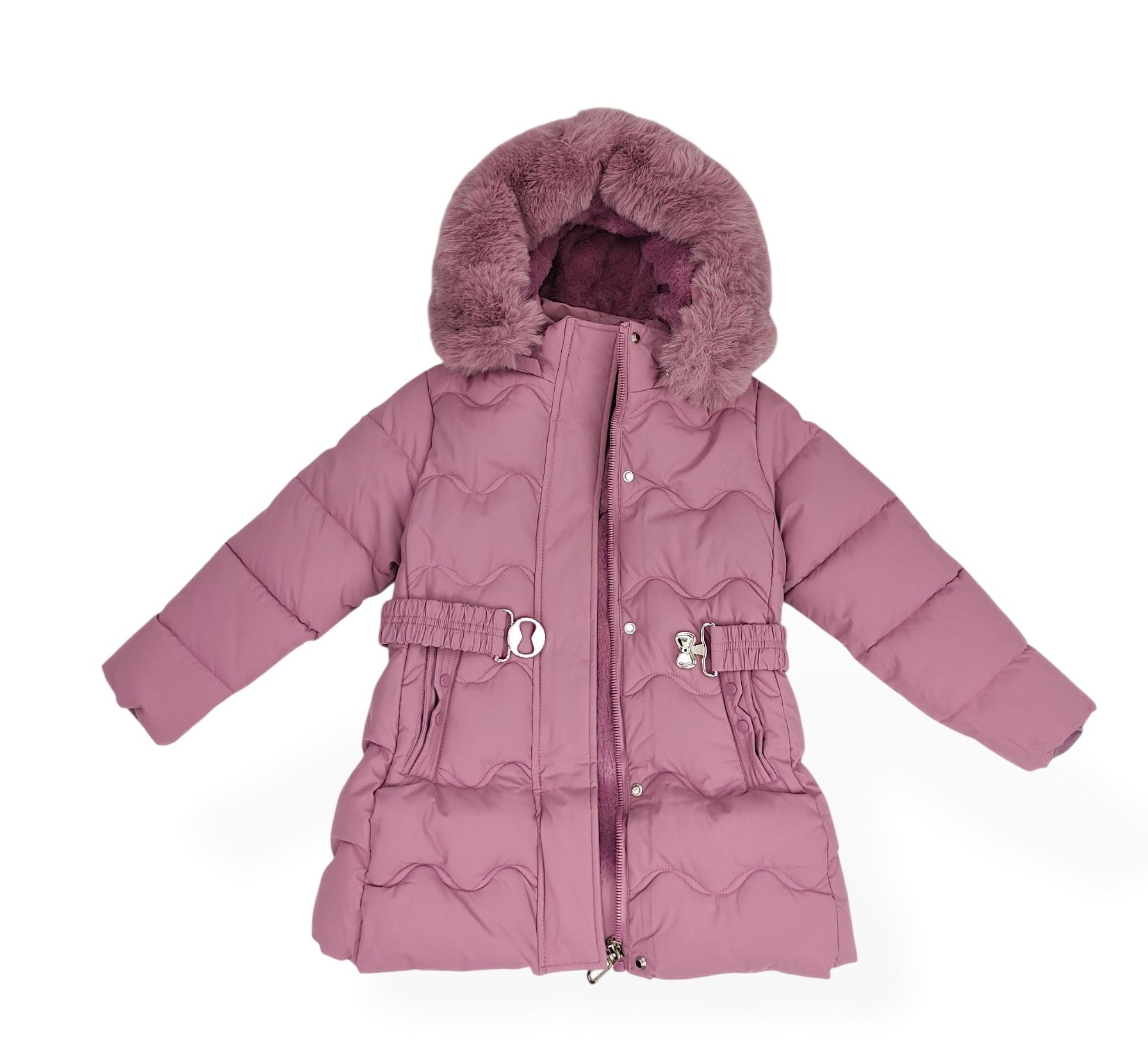 Lány vízlepergetős téli kabát